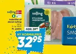Bilka Inderfilet af dansk kylling tilbud