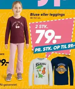 Bilka Bluse eller leggings tilbud