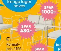 Bilka Ohio loungesofa tilbud