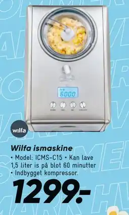 Bilka Wilfa ismaskine tilbud