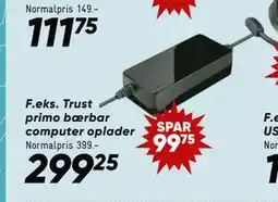 Bilka Trust primo bærbar computer oplader tilbud