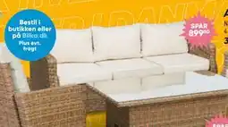 Bilka Gotland 3-pers. loungesofa tilbud