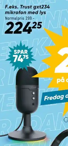 Bilka Trust gxt234 mikrofon med lys tilbud