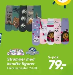 Bilka Strømper med kendte figurer tilbud