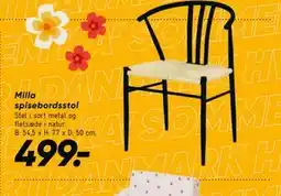 Bilka Milla spisebordsstol tilbud
