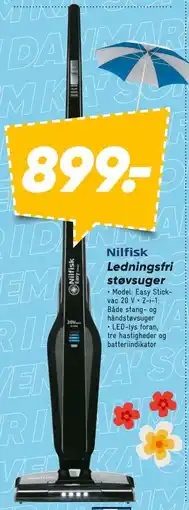 Bilka Nilfisk Ledningsfri støvsuger tilbud
