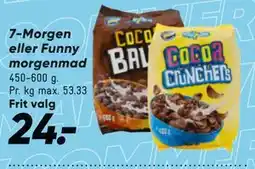 Bilka 7-Morgen eller Funny morgenmad tilbud