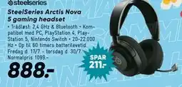 Bilka SteelSeries Arctis Nova 5 gaming headset tilbud