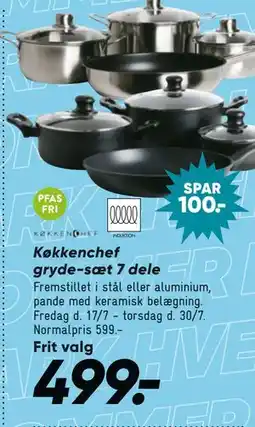 Bilka Kkkenchef gryde-st 7 dele tilbud