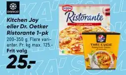 Bilka Kitchen Joy eller Dr. Oetker Ristorante 1-pk tilbud