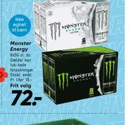 Bilka Monster Energy tilbud