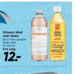 Bilka Vitamin Well eller Nobe tilbud