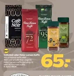 Netto Café Noir eller Peter Larsen Kaffe tilbud