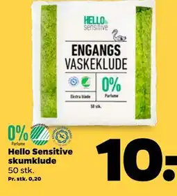 Netto Hello Sensitive skumklude tilbud