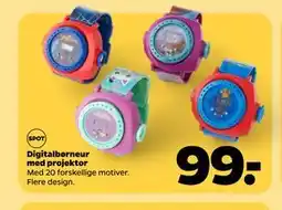 Netto Digitalbørneur med projektor tilbud