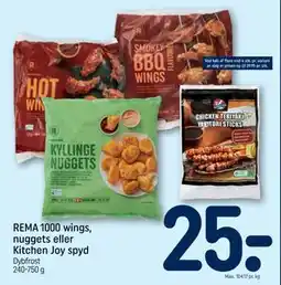 REMA 1000 REMA 1000 wings, nuggets eller Kitchen Joy spyd tilbud