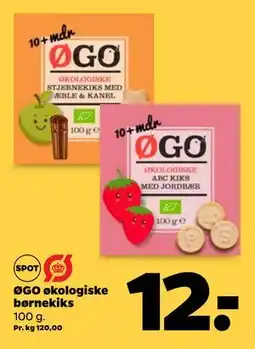 Netto ØGO økologisk børnekiks tilbud
