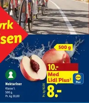 Lidl Nektariner tilbud