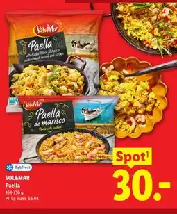 Lidl SOL&MAR Paella tilbud