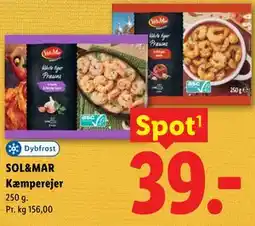 Lidl SOL&MAR Kæmperejer tilbud