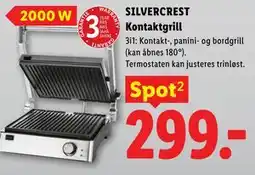 Lidl SILVERCREST Kontaktgrill tilbud