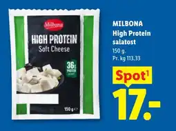 Lidl Milbona High Protein salatost tilbud