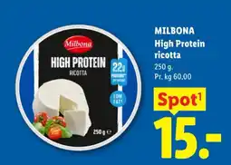 Lidl Milbona High Protein ricotta tilbud
