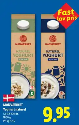 Lidl Madværket Yoghurt naturel tilbud
