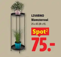 Lidl Livarno Blomsterreol tilbud