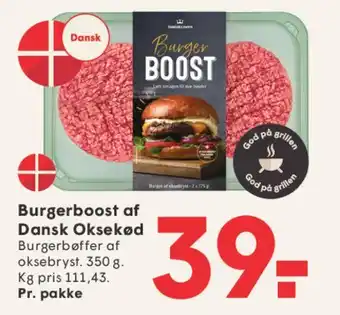 SPAR Burgerboost af Dansk Oksekød tilbud