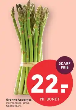 SPAR Grønne Asparges tilbud