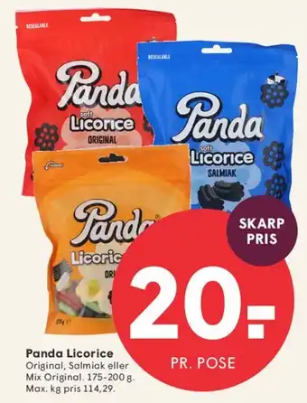 SPAR Panda Licorice tilbud