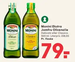 SPAR Monini Ekstra Jomfru Olivenolie tilbud