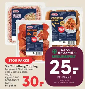SPAR Steff Houlberg Topping tilbud
