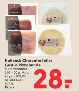 SPAR Italiensk Charcuteri eller Gestus Pizzabunde tilbud