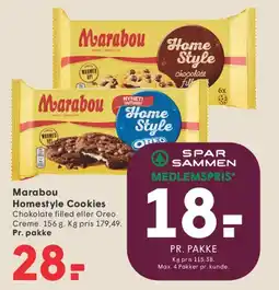 SPAR Marabou Homestyle Cookies tilbud