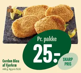 Min Købmand Cordon Bleu af fjerkræ tilbud