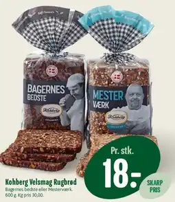 Min Købmand Kohberg Velsmag Rugbrød tilbud