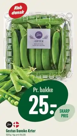 Min Købmand Gestus Danske Ærter tilbud