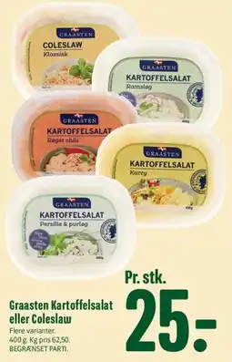 Min Købmand Graasten Kartoffelsalat eller Coleslaw tilbud
