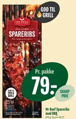 Min Købmand Mr Beef Spareribs med BBQ tilbud