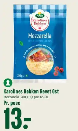 Min Købmand Karolines Køkken Revet Mozzarella tilbud