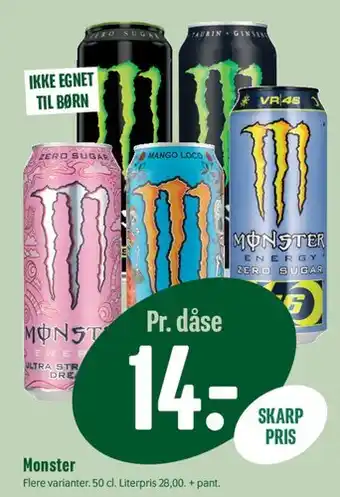 Min Købmand Monster tilbud
