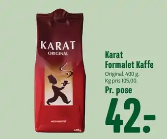 Min Købmand Karat Formalet Kaffe tilbud
