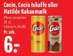 Min Købmand Cocio, Cocio Iskaffe eller Cocio kakaomælk tilbud