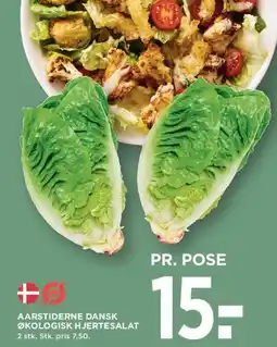 MENY Aarstiderne Dansk Økologisk Hjertesalat tilbud