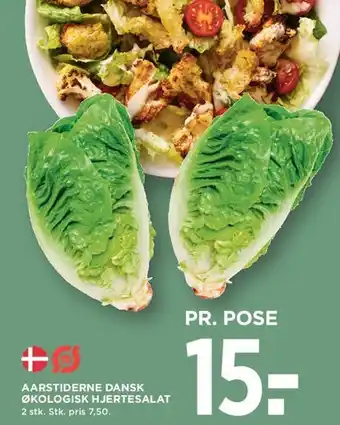 MENY Aarstiderne Dansk Økologisk Hjertesalat tilbud