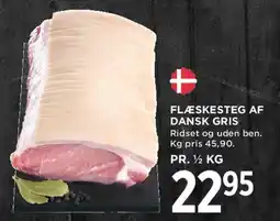 MENY Flæskesteg af dansk gris tilbud