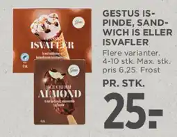 MENY Gestus ispinde / sandwich / isvafler tilbud