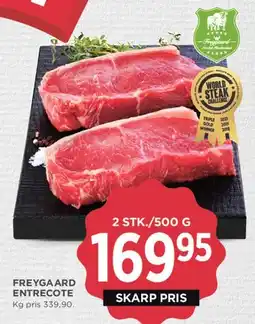 MENY Freygaard entrecôte tilbud